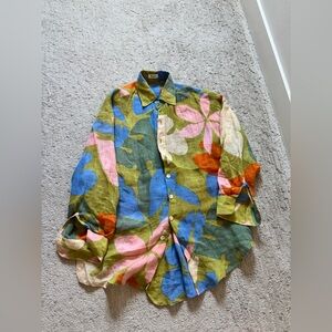 Vitamin A floral Multicolor Coverup